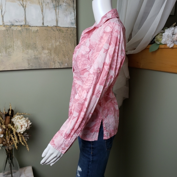 LL Bean Floral Blouse - Picture 3 of 9